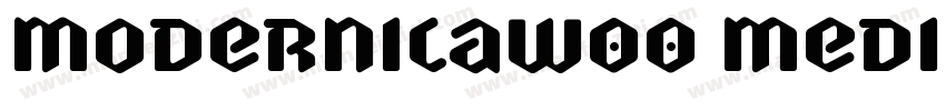 ModernicaW00 Medium Regular字体转换